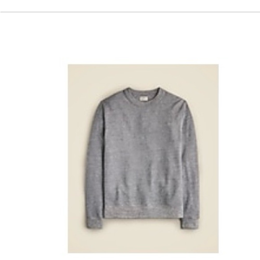J. Crew Men's Heather Gray Crewneck Sweater